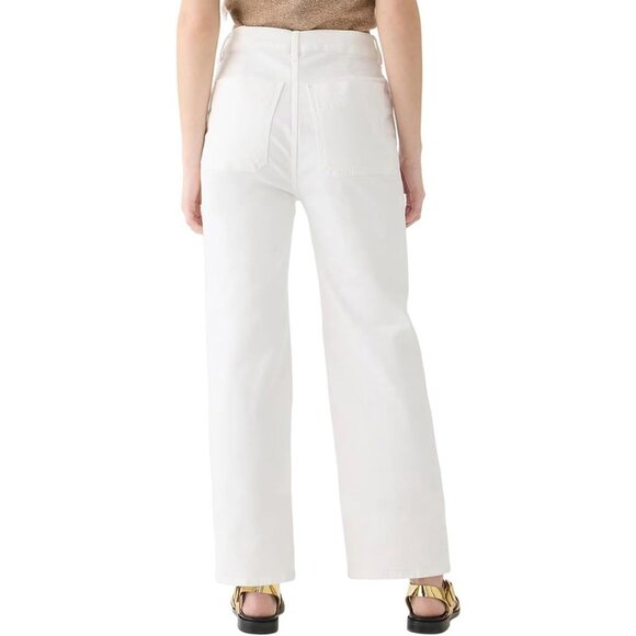 Sailor Mid-Rise Relaxed Demi-Boot Jean in White XS - Picture 2 of 16